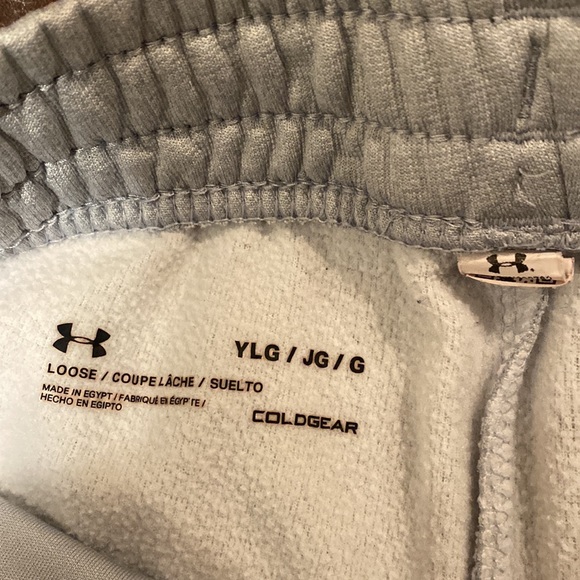 Under Armour Boys Joggers gray, youth large - Picture 3 of 7